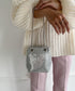 glitter metallic shoulder Bag／グリッターメタリック巾着ショルダーバッグ パーティーバッグ | CL1221909 | シルバー