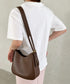 leather big belt shoulder bag／PU太ベルトショルダーバッグ | CL1221910 | ブラウン