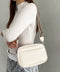 square leather shoulder bag／PUスクエアミニショルダーバッグ | CL1223288 | アイボリー