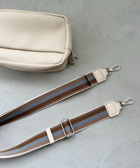 square leather shoulder bag／PUスクエアミニショルダーバッグ | CL1223288 | アイボリー