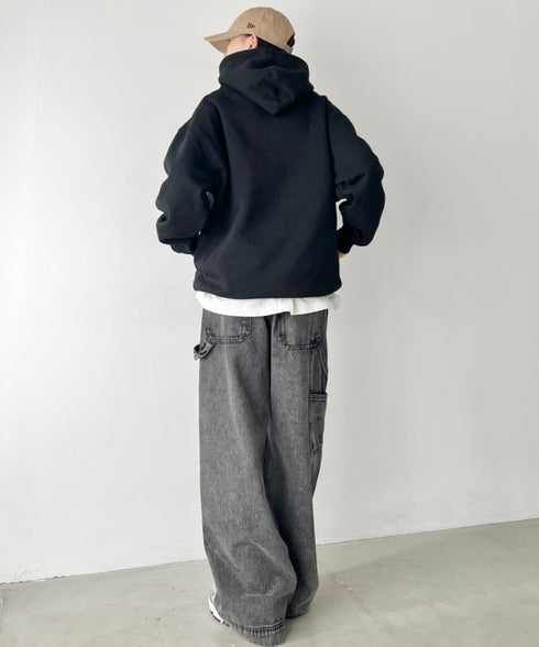 PRO CLUB(プロクラブ)/ヘビーウェイト プルオーバー パーカー 13オンス 裏起毛フーディー /Heavyweight Pullover Hoodie | IM2223001 | ブラック