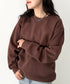PROCLUB(プロクラブ)/スーパーヘビーウェイト 13オンス クルーネック ビッグ スウェットプルオーバー/Heavyweight Crew Neck Fleece Pullover Sweatshirt | IM2223002 | ブラウン