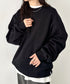 PROCLUB(プロクラブ)/スーパーヘビーウェイト 13オンス クルーネック ビッグ スウェットプルオーバー/Heavyweight Crew Neck Fleece Pullover Sweatshirt | IM2223002 | ブラック
