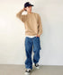 PROCLUB(プロクラブ)/スーパーヘビーウェイト 13オンス クルーネック ビッグ スウェットプルオーバー/Heavyweight Crew Neck Fleece Pullover Sweatshirt | IM2223002 | カーキ