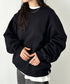 PROCLUB(プロクラブ)/スーパーヘビーウェイト 13オンス クルーネック ビッグ スウェットプルオーバー/Heavyweight Crew Neck Fleece Pullover Sweatshirt | IM2223002 | ブラック