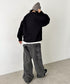 PROCLUB(プロクラブ)/スーパーヘビーウェイト 13オンス クルーネック ビッグ スウェットプルオーバー/Heavyweight Crew Neck Fleece Pullover Sweatshirt | IM2223002 | ブラック