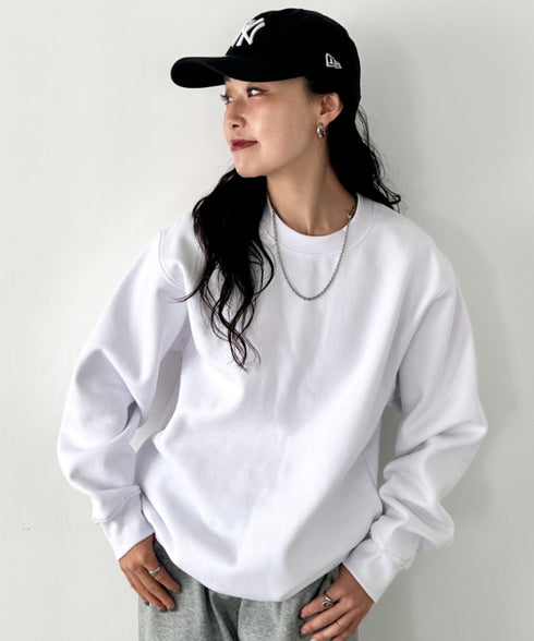 PROCLUB(プロクラブ)/スーパーヘビーウェイト 13オンス クルーネック ビッグ スウェットプルオーバー/Heavyweight Crew Neck Fleece Pullover Sweatshirt | IM2223002 | ホワイト