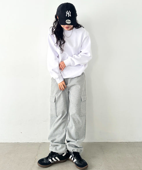 PROCLUB(プロクラブ)/スーパーヘビーウェイト 13オンス クルーネック ビッグ スウェットプルオーバー/Heavyweight Crew Neck Fleece Pullover Sweatshirt | IM2223002 | ホワイト