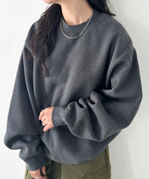 PROCLUB(プロクラブ)/スーパーヘビーウェイト 13オンス クルーネック ビッグ スウェットプルオーバー/Heavyweight Crew Neck Fleece Pullover Sweatshirt | IM2223002 | チャコールグレー