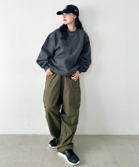 PROCLUB(プロクラブ)/スーパーヘビーウェイト 13オンス クルーネック ビッグ スウェットプルオーバー/Heavyweight Crew Neck Fleece Pullover Sweatshirt | IM2223002 | チャコールグレー