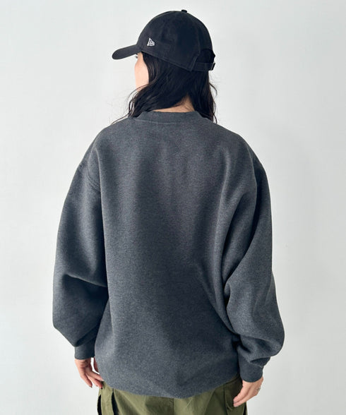 PROCLUB(プロクラブ)/スーパーヘビーウェイト 13オンス クルーネック ビッグ スウェットプルオーバー/Heavyweight Crew Neck Fleece Pullover Sweatshirt | IM2223002 | チャコールグレー