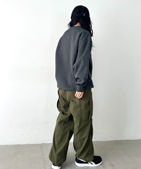 PROCLUB(プロクラブ)/スーパーヘビーウェイト 13オンス クルーネック ビッグ スウェットプルオーバー/Heavyweight Crew Neck Fleece Pullover Sweatshirt | IM2223002 | チャコールグレー