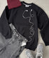 PROCLUB(プロクラブ)/スーパーヘビーウェイト 13オンス クルーネック ビッグ スウェットプルオーバー/Heavyweight Crew Neck Fleece Pullover Sweatshirt | IM2223002 | ブラック