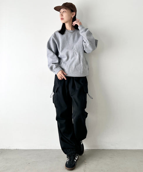 PROCLUB(プロクラブ)/スーパーヘビーウェイト 13オンス クルーネック ビッグ スウェットプルオーバー/Heavyweight Crew Neck Fleece Pullover Sweatshirt | IM2223002 | グレー