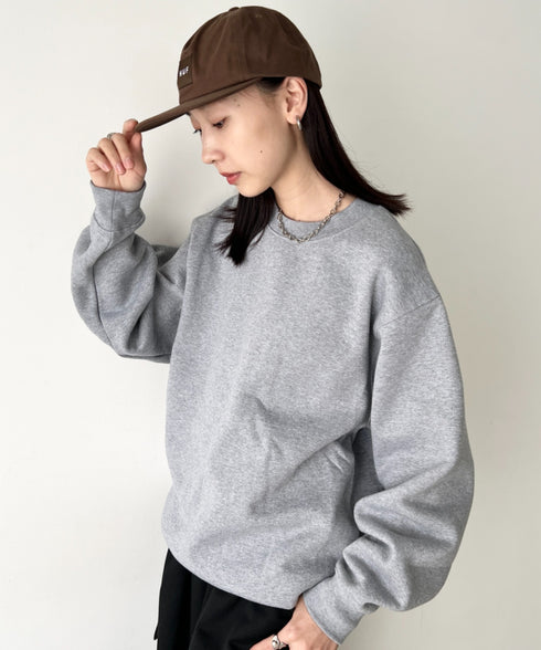 PROCLUB(プロクラブ)/スーパーヘビーウェイト 13オンス クルーネック ビッグ スウェットプルオーバー/Heavyweight Crew Neck Fleece Pullover Sweatshirt | IM2223002 | グレー