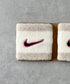 NIKE(ナイキ)/2個セット スウッシュ 刺繍 無地 リストバンド 2パック | IL4212001 | クリーム