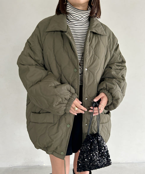 モンスターキルティングコート 裏ボアアウター | MD2224001 | カーキ