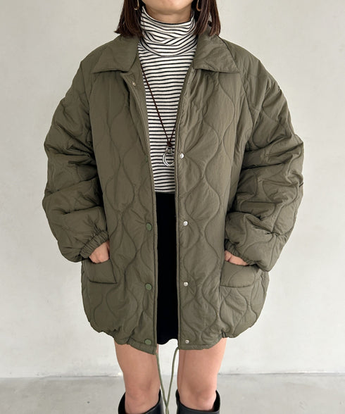 モンスターキルティングコート 裏ボアアウター | MD2224001 | カーキ