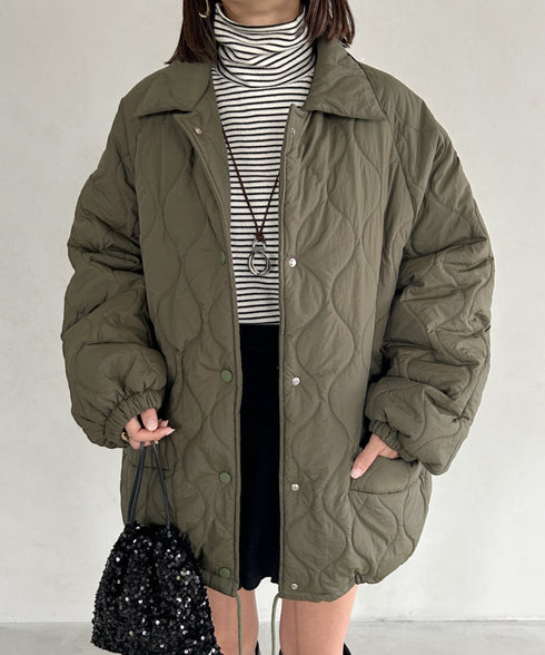 モンスターキルティングコート 裏ボアアウター | MD2224001 | カーキ