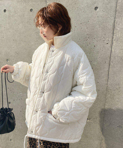 モンスターキルティングコート 裏ボアアウター | MD2224001 | ホワイト
