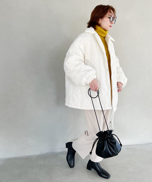 モンスターキルティングコート 裏ボアアウター | MD2224001 | アイボリー