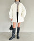 モンスターキルティングコート 裏ボアアウター | MD2224001 | アイボリー