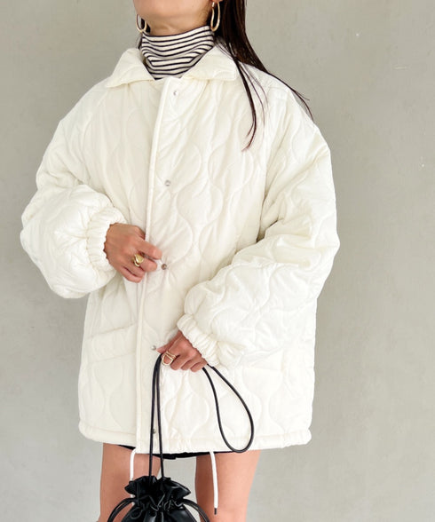 モンスターキルティングコート 裏ボアアウター | MD2224001 | アイボリー