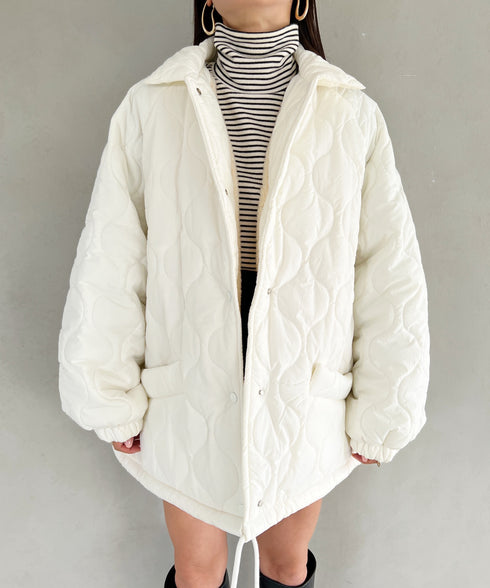 モンスターキルティングコート 裏ボアアウター | MD2224001 | アイボリー