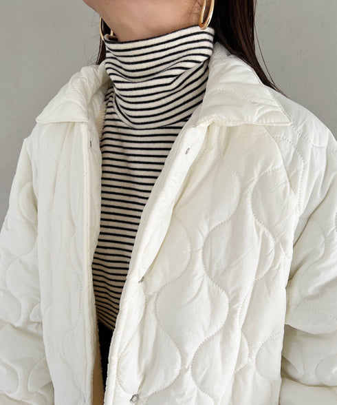モンスターキルティングコート 裏ボアアウター | MD2224001 | アイボリー