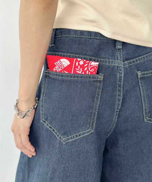 THE NORTH FACE(ザ・ノースフェイス)/コットン プリント バンダナ スカーフ/BANDANA_PAISLEY_80'S/PINE CONE | IM6243034 | レッド