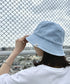 THE NORTH FACE(ザ・ノースフェイス)/ワンポイント ブランドロゴ刺繍 バケットハット/STANDARD BUCKET HAT | IM5242030 | ライトブルー