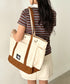 THE NORTH FACE(ザ・ノースフェイス)/ALL-DAY TOTE L_PLUS/TNF A4 PC収納 ビッグサイズ トートバッグ 横型トート コットン素材 | IM1261013 | キャメル