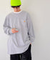 Carhartt(カーハート)/ルーズフィット ロンT ポケT USA規格 ヘビーウェイト ビッグサイズ オーバーサイズ 6.5Oz ユニセックス ポケット付き コットン 長袖 ロンT/K126 | IL2224044 | グレー
