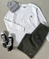 Carhartt(カーハート)/ルーズフィット ロンT ポケT USA規格 ヘビーウェイト ビッグサイズ オーバーサイズ 6.5Oz ユニセックス ポケット付き コットン 長袖 ロンT/K126 | IL2224044 | ホワイト