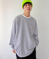 Carhartt(カーハート)/ルーズフィット ロンT ポケT USA規格 ヘビーウェイト ビッグサイズ オーバーサイズ 6.5Oz ユニセックス ポケット付き コットン 長袖 ロンT/K126 | IL2224044 | グレー