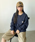 Carhartt(カーハート)/ルーズフィット ロンT ポケT USA規格 ヘビーウェイト ビッグサイズ オーバーサイズ 6.5Oz ユニセックス ポケット付き コットン 長袖 ロンT/K126 | IL2224044 | ネイビー