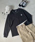Carhartt(カーハート)/ルーズフィット ロンT ポケT USA規格 ヘビーウェイト ビッグサイズ オーバーサイズ 6.5Oz ユニセックス ポケット付き コットン 長袖 ロンT/K126 | IL2224044 | ブラック