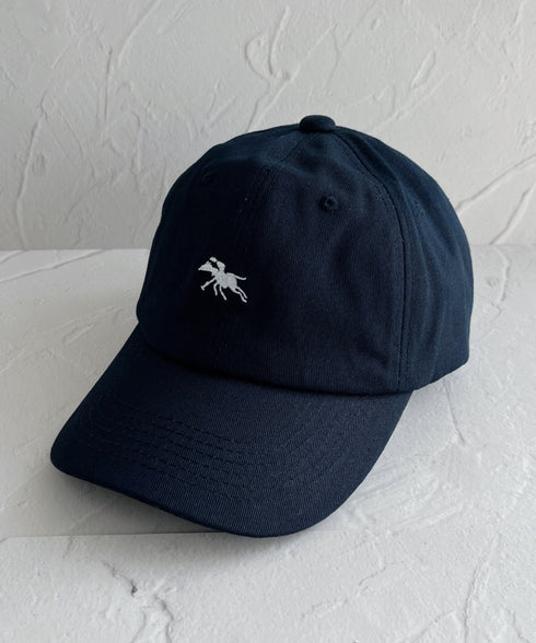 【POLO CHAMPS/ポロチャンプス】別注 ワンポイント 刺繍 　ユニセックス　ローキャップ | MD5231001 | ネイビー
