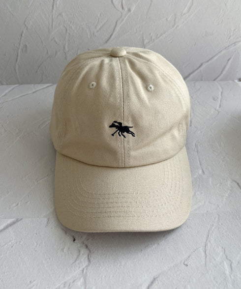 【POLO CHAMPS/ポロチャンプス】別注 ワンポイント 刺繍 　ユニセックス　ローキャップ | MD5231001 | グレイッシュベージュ