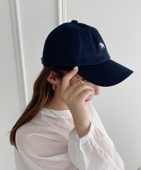 【POLO CHAMPS/ポロチャンプス】別注 ワンポイント 刺繍 　ユニセックス　ローキャップ | MD5231001 | ネイビー