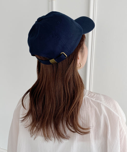 【POLO CHAMPS/ポロチャンプス】別注 ワンポイント 刺繍 　ユニセックス　ローキャップ | MD5231001 | ネイビー