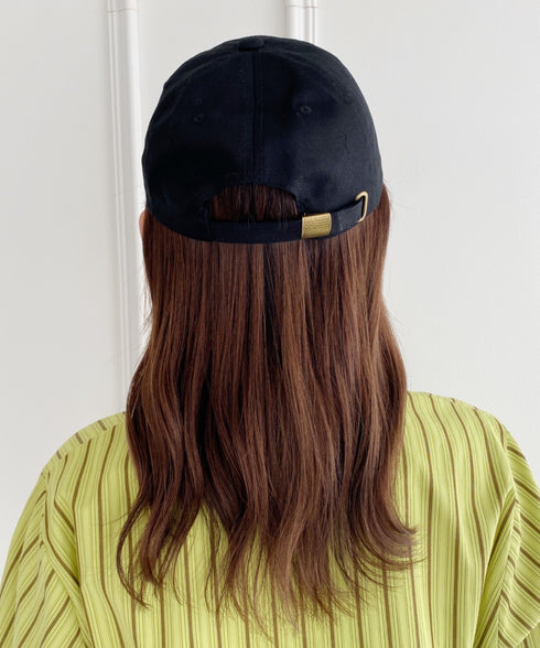 【POLO CHAMPS/ポロチャンプス】別注 ワンポイント 刺繍 　ユニセックス　ローキャップ | MD5231001 | ブラック