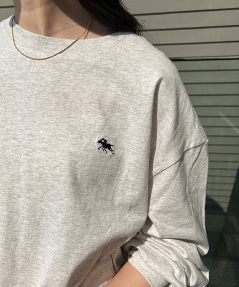 POLOCHAMPS/ポロチャンプス 別注 ワンポイント刺繍 ボリューム袖ロンT | CL2231390 | ホワイト