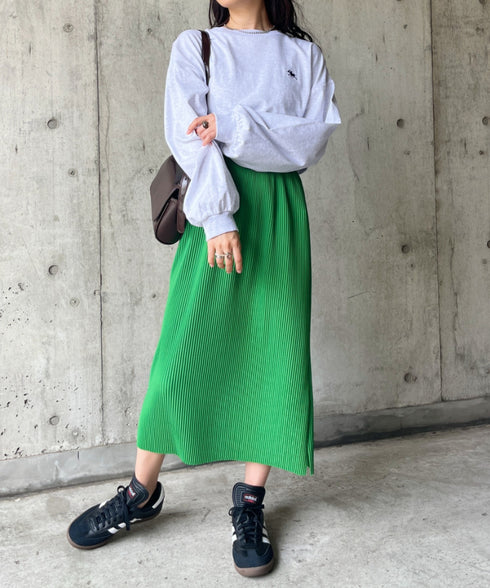 POLOCHAMPS/ポロチャンプス 別注 ワンポイント刺繍 ボリューム袖ロンT | CL2231390 | ライトグレー