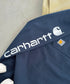 Carhartt(カーハート)/ ルーズフィット 袖ロゴ パーカー スウェット フーディー ミッドウエイト オーバーサイズ / K288 / Loose Fit Midweight Logo Sleeve Graphic Sweatshirt | IL2224045 | ネイビー
