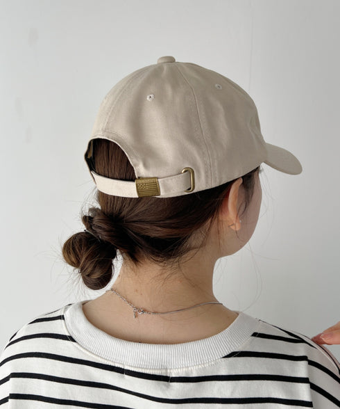 【POLO CHAMPS/ポロチャンプス】別注 ワンポイント 刺繍  ユニセックス ローキャップ | CL5231380 | グレイッシュベージュ