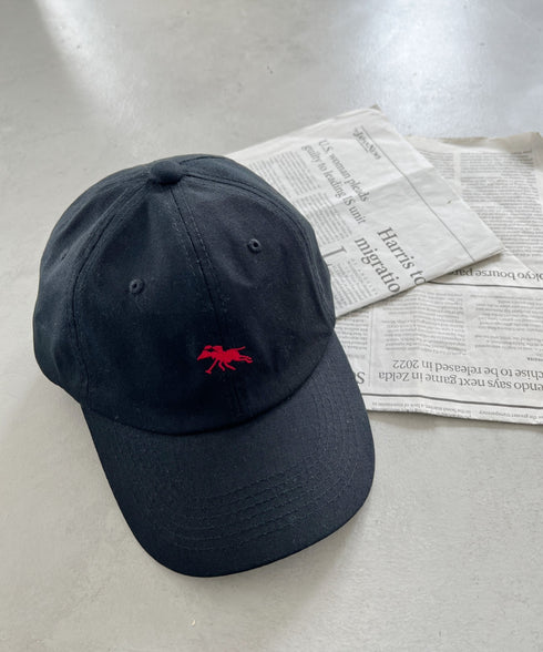 【POLO CHAMPS/ポロチャンプス】別注 ワンポイント 刺繍  ユニセックス ローキャップ | CL5231380 | ブラック
