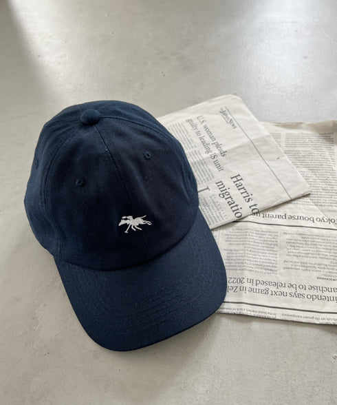 【POLO CHAMPS/ポロチャンプス】別注 ワンポイント 刺繍  ユニセックス ローキャップ | CL5231380 | ネイビー