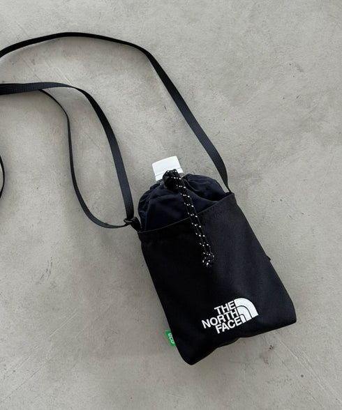 国内未発売 THE NORTH FACE(ザ・ノースフェイス)/ストリングギャザーミニショルダー スマホショルダー ポーチ/SIMPLE STRING BAG MINI | IL1231017 | ブラック