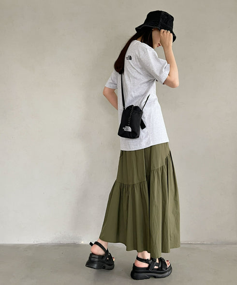 国内未発売 THE NORTH FACE(ザ・ノースフェイス)/ストリングギャザーミニショルダー スマホショルダー ポーチ/SIMPLE STRING BAG MINI | IL1231017 | ブラック